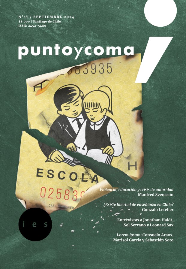 Portada de la revista Punto y coma N°11 (IES)